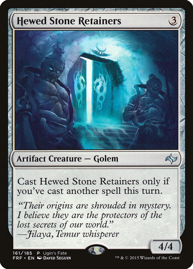 Hewed Stone Retainers [Ugin's Fate] | Card Citadel