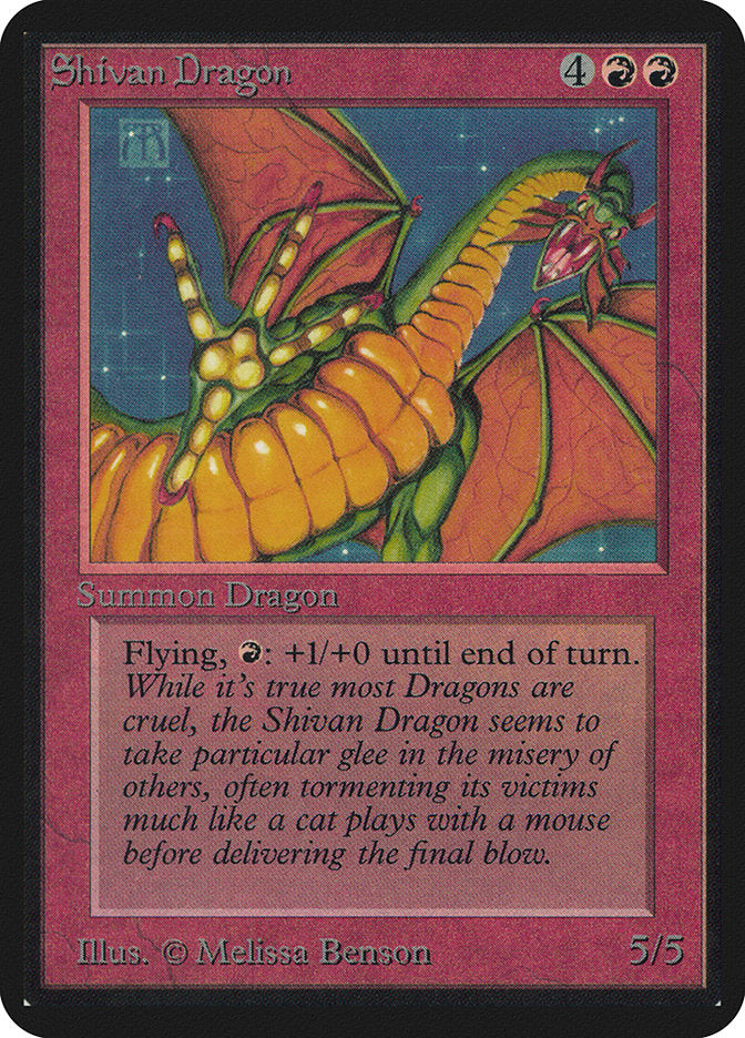 Shivan Dragon [Limited Edition Alpha] | Card Citadel