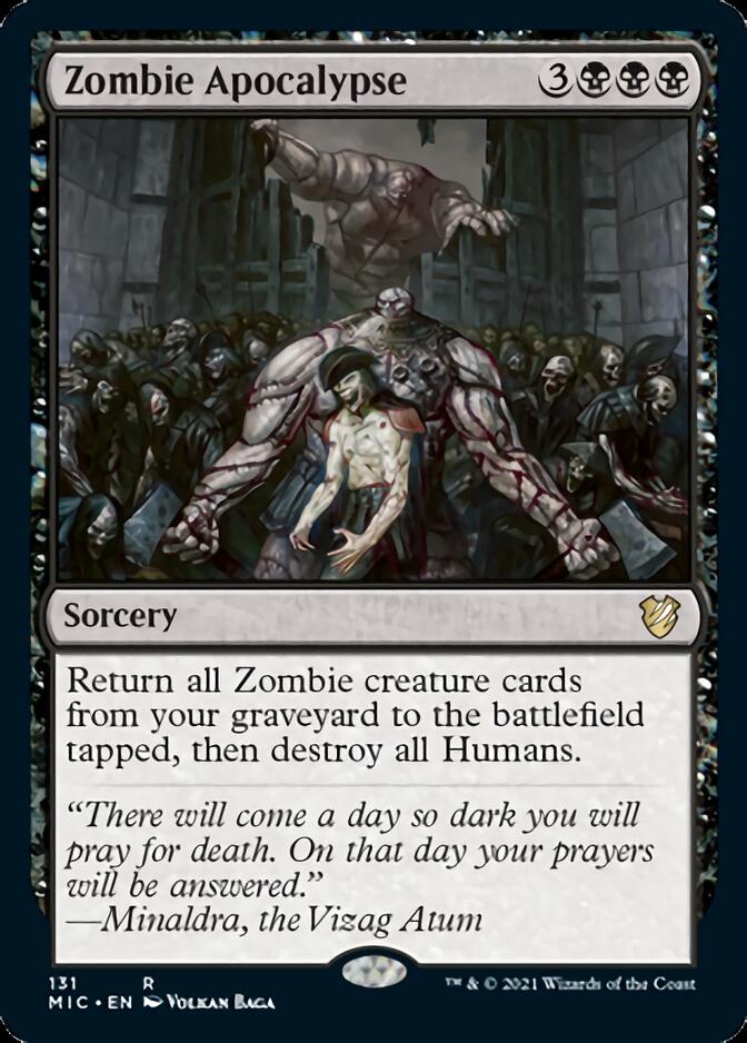 Zombie Apocalypse [Innistrad: Midnight Hunt Commander] | Card Citadel