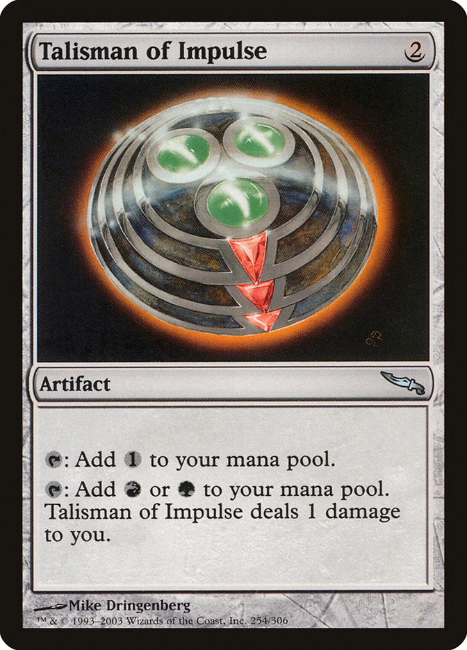 Talisman of Impulse [Mirrodin] | Card Citadel