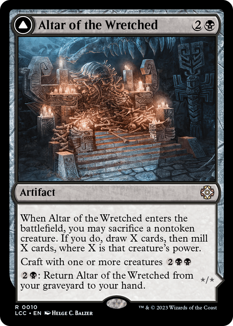 Altar of the Wretched // Wretched Bonemass [The Lost Caverns of Ixalan Commander] | Card Citadel