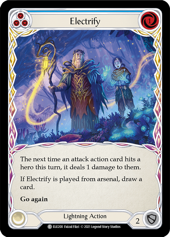 Electrify (Blue) [ELE200] (Tales of Aria)  1st Edition Normal | Card Citadel