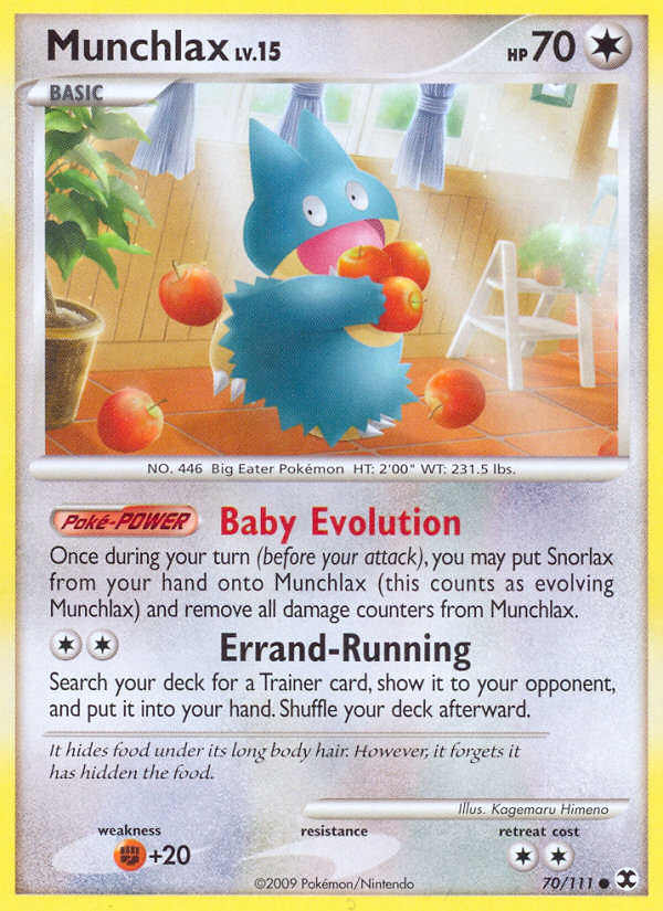 Munchlax (70/111) [Platinum: Rising Rivals] | Card Citadel