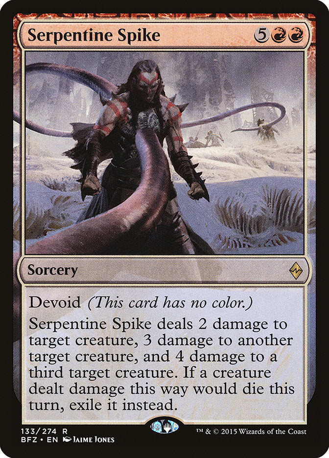 Serpentine Spike [Battle for Zendikar] | Card Citadel