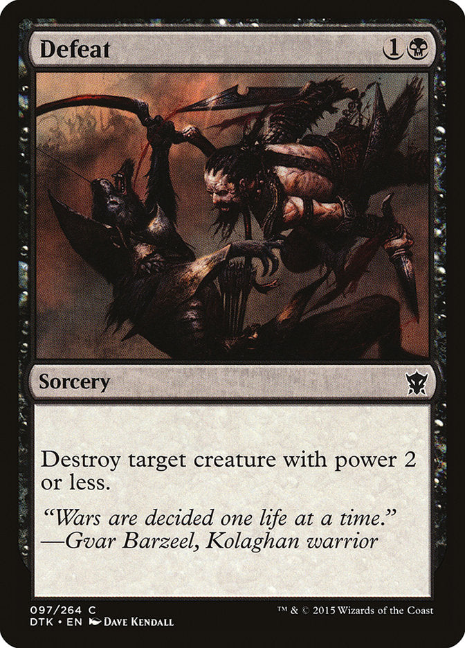 Defeat [Dragons of Tarkir] | Card Citadel