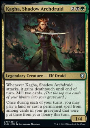 Kagha, Shadow Archdruid [Commander Legends: Battle for Baldur's Gate] | Card Citadel