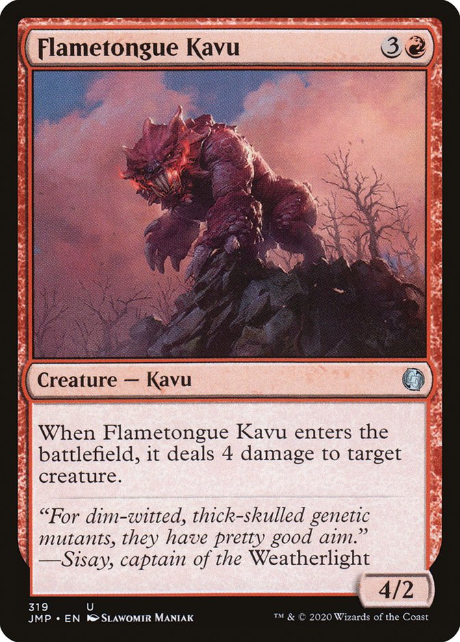 Flametongue Kavu [Jumpstart] | Card Citadel