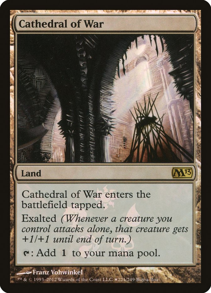 Cathedral of War [Magic 2013 Promos] | Card Citadel