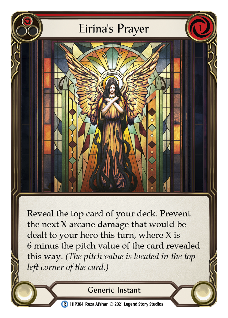 Eirina's Prayer (Red) [1HP384] | Card Citadel