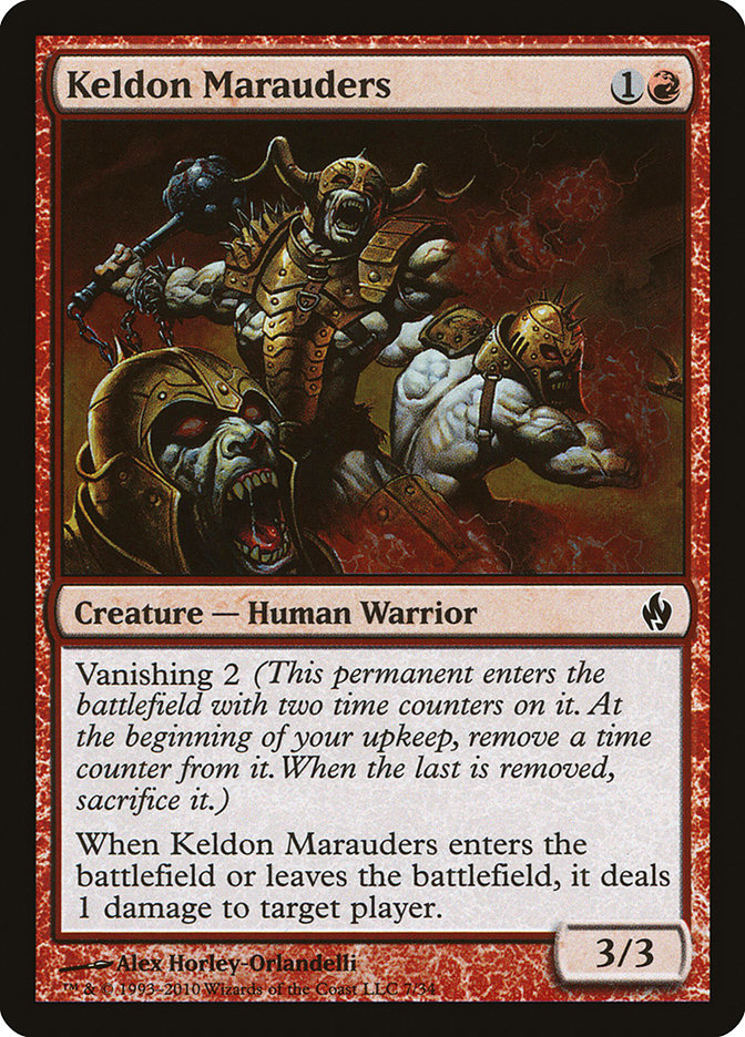 Keldon Marauders [Premium Deck Series: Fire and Lightning] | Card Citadel