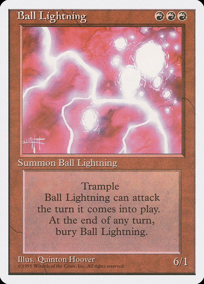 Ball Lightning [Fourth Edition] | Card Citadel