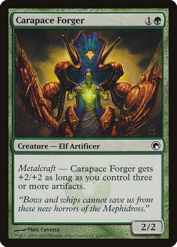 Carapace Forger [Scars of Mirrodin] | Card Citadel