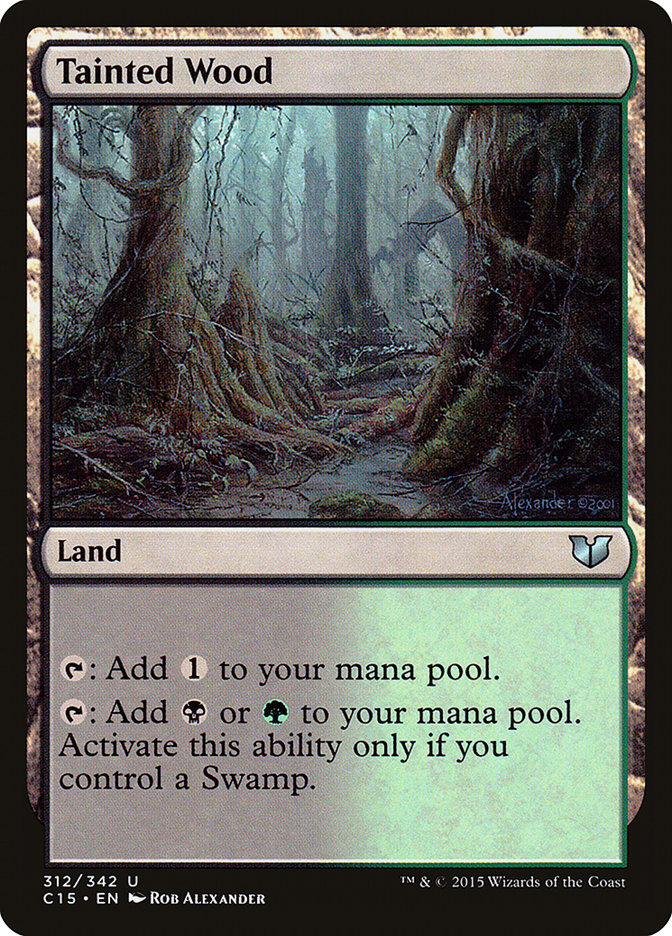 Tainted Wood [Commander 2015] | Card Citadel