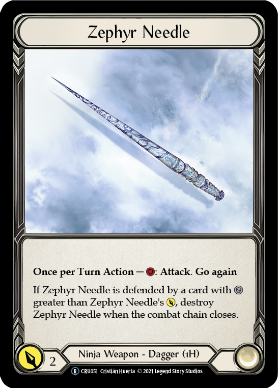 Zephyr Needle [CRU051] Unlimited Normal | Card Citadel