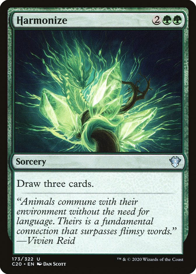 Harmonize [Commander 2020] | Card Citadel