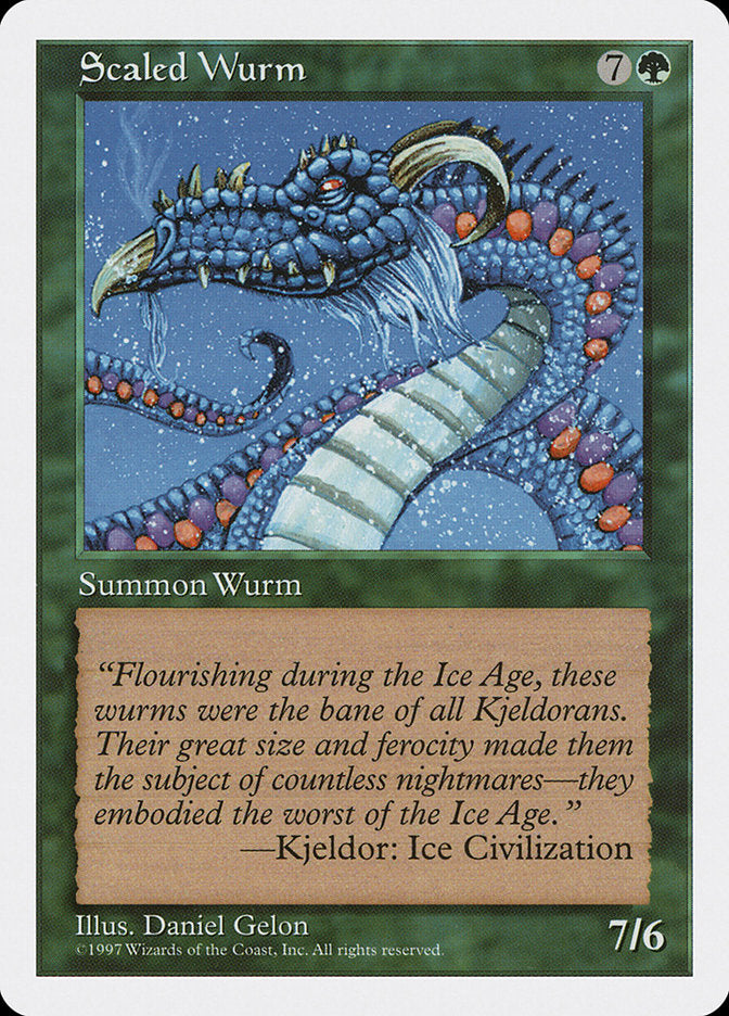 Scaled Wurm [Fifth Edition] | Card Citadel