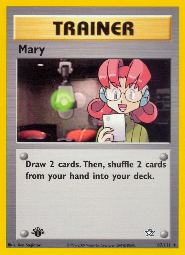 Mary (87/111) [Neo Genesis 1st Edition] | Card Citadel