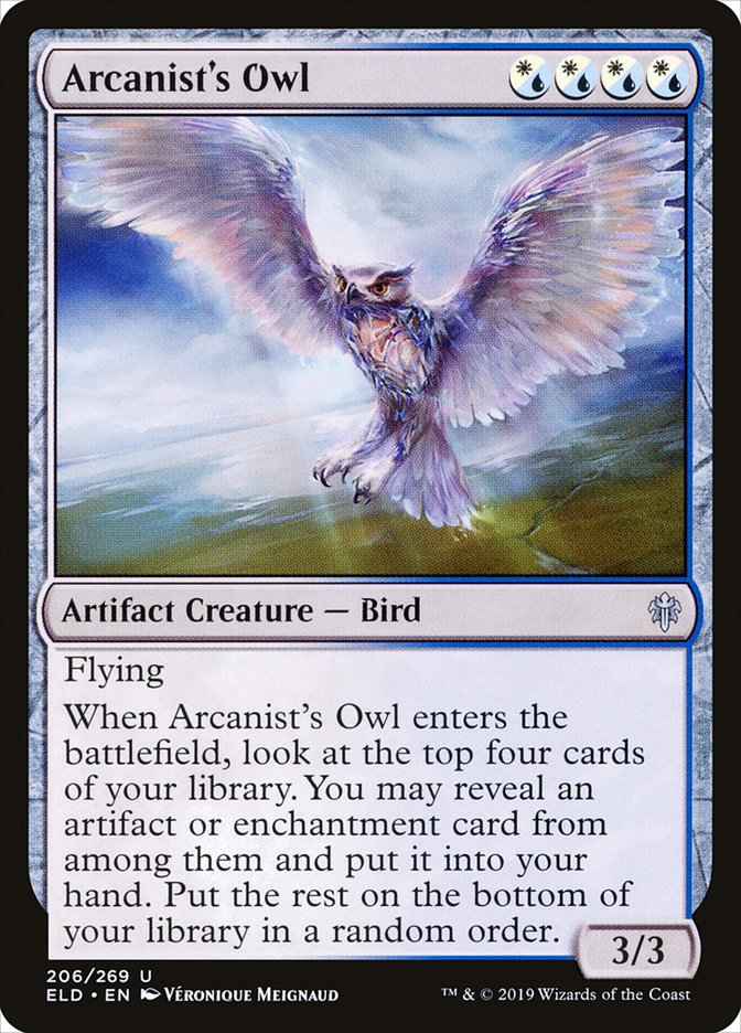 Arcanist's Owl [Throne of Eldraine] | Card Citadel