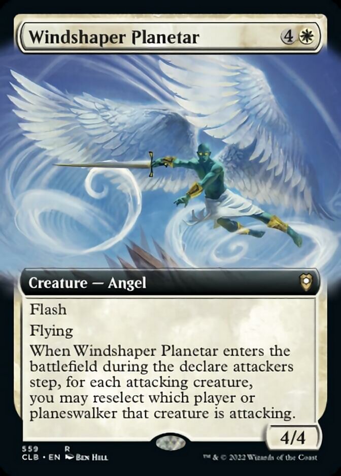 Windshaper Planetar (Extended Art) [Commander Legends: Battle for Baldur's Gate] | Card Citadel