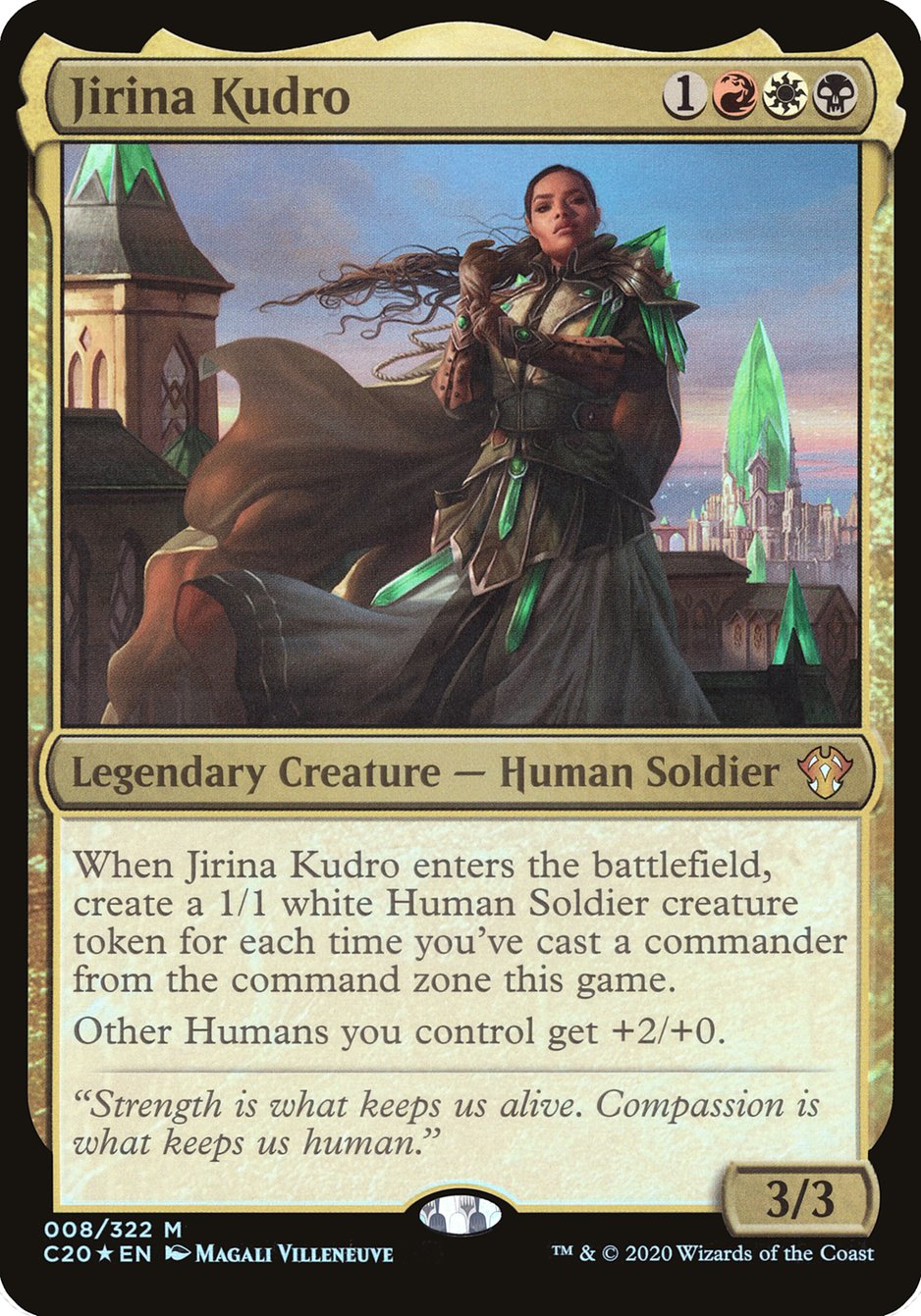 Jirina Kudro (Commander 2020) [Oversize Cards] | Card Citadel