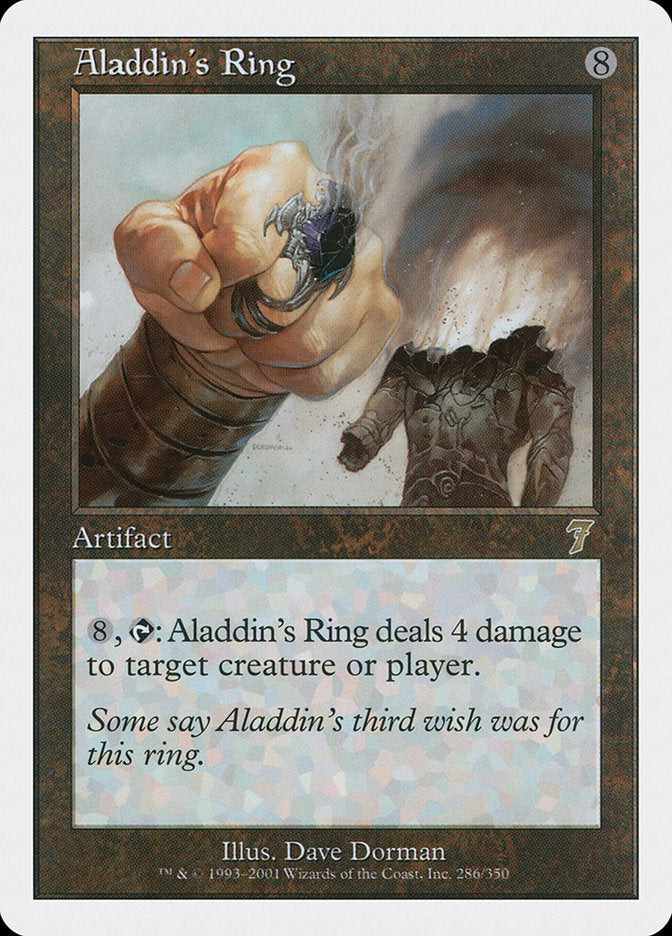 Aladdin's Ring [Seventh Edition] | Card Citadel