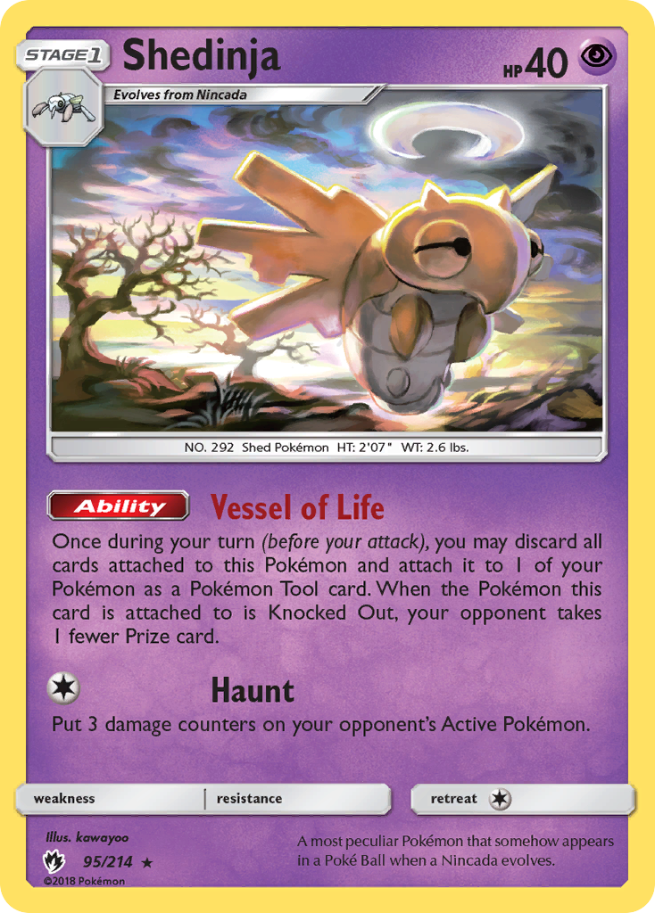 Shedinja (95/214) [Sun & Moon: Lost Thunder] | Card Citadel