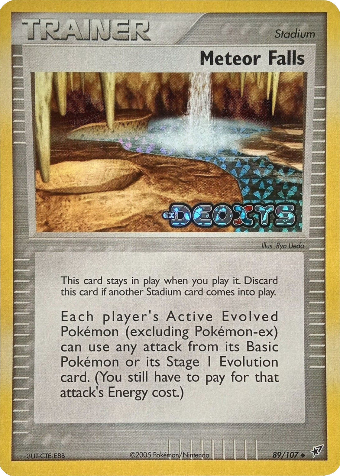 Meteor Falls (89/107) (Stamped) [EX: Deoxys] | Card Citadel