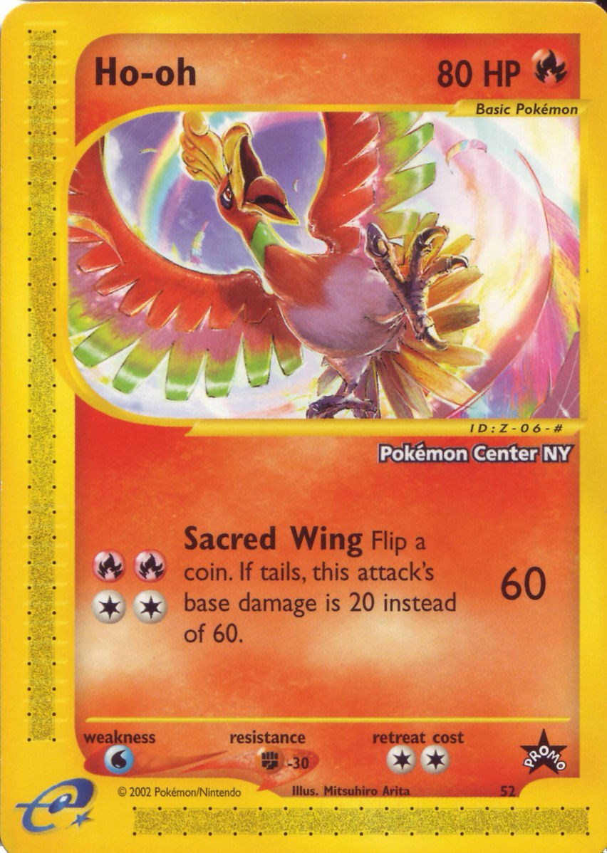 Ho-oh (52) (Pokemon Center NY Promo) [Wizards of the Coast: Black Star Promos] | Card Citadel