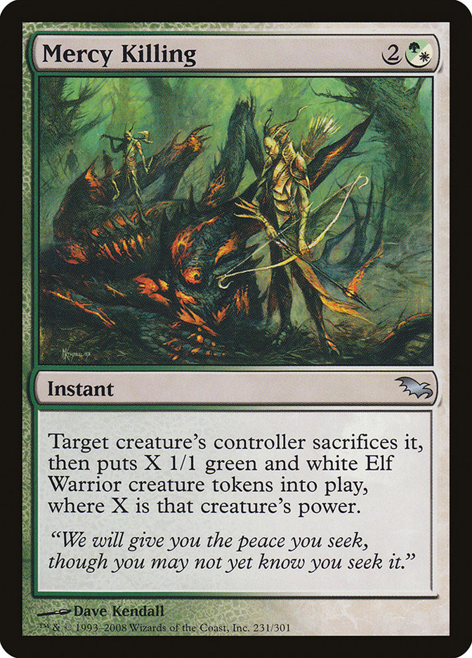 Mercy Killing [Shadowmoor] | Card Citadel