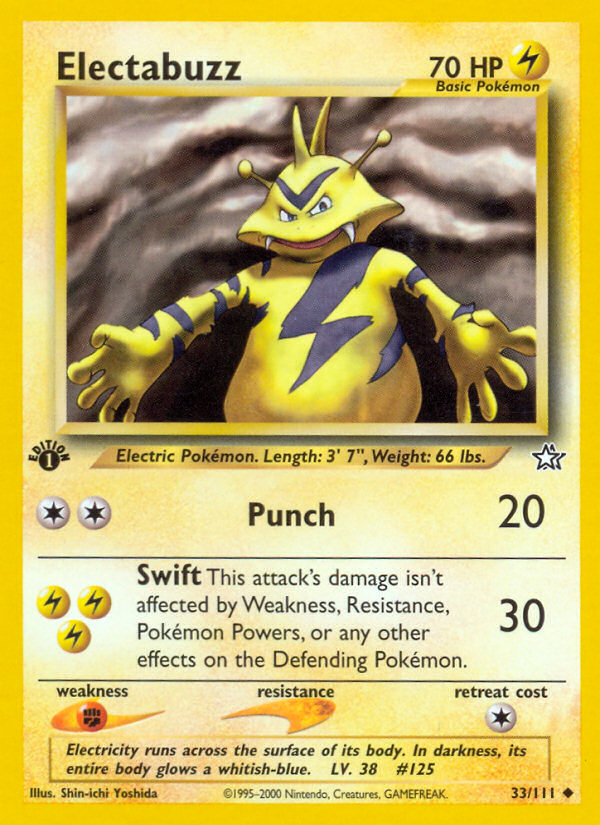 Electabuzz (33/111) [Neo Genesis 1st Edition] | Card Citadel