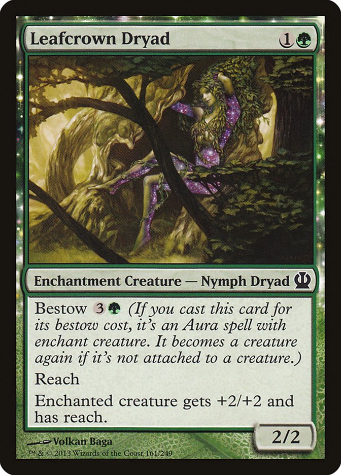 Leafcrown Dryad [Theros] | Card Citadel