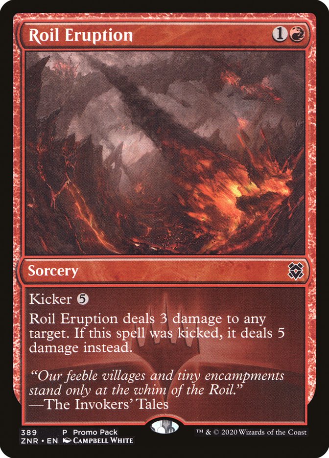 Roil Eruption (Promo Pack) [Zendikar Rising Promos] | Card Citadel