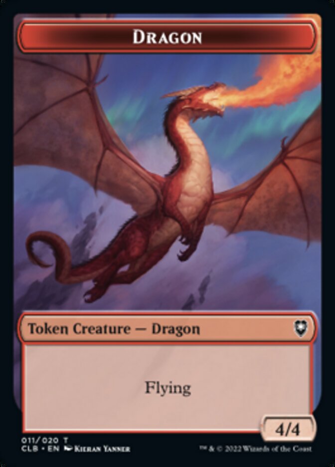 Dragon Token [Commander Legends: Battle for Baldur's Gate Tokens] | Card Citadel