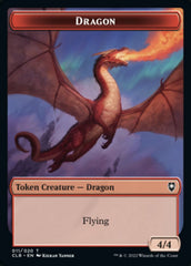 Treasure // Dragon Double-sided Token [Commander Legends: Battle for Baldur's Gate Tokens] | Card Citadel