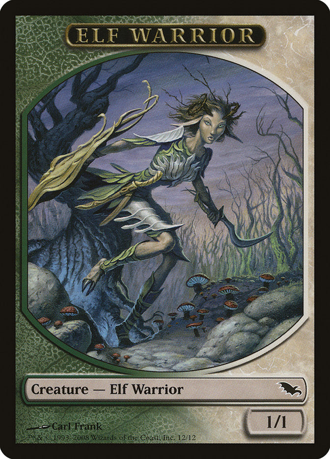 Elf Warrior (12/12) [Shadowmoor Tokens] | Card Citadel