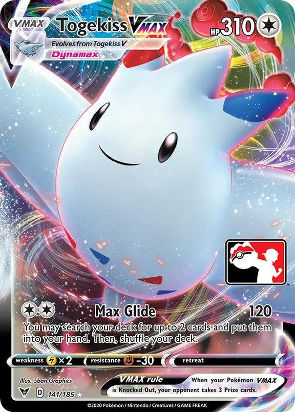 Togekiss VMAX (141/185) [Prize Pack Series One] | Card Citadel