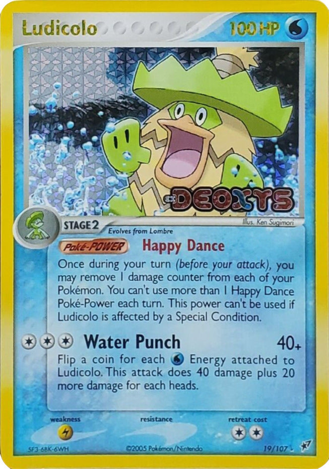 Ludicolo (19/107) (Stamped) [EX: Deoxys] | Card Citadel