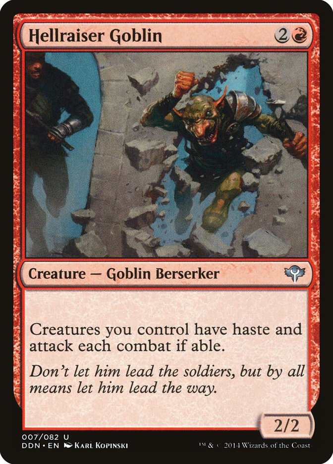 Hellraiser Goblin [Duel Decks: Speed vs. Cunning] | Card Citadel