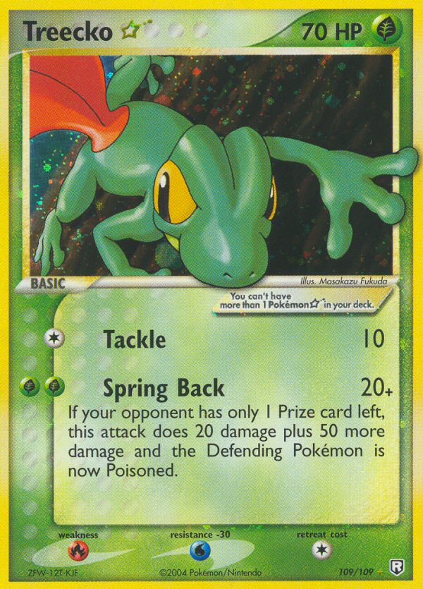 Treecko Star (109/109) [EX: Team Rocket Returns] | Card Citadel