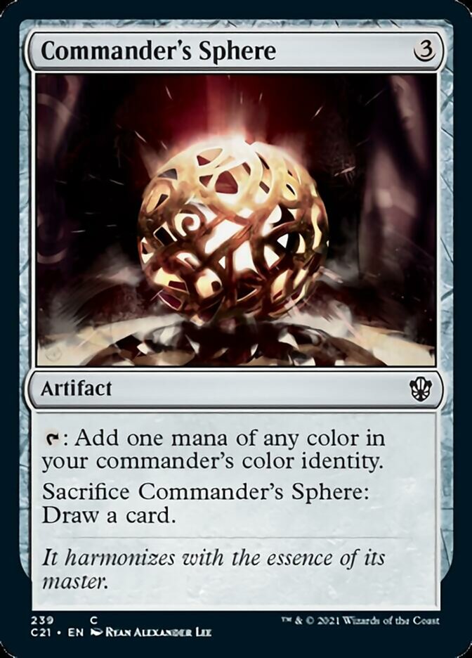 Commander's Sphere [Commander 2021] | Card Citadel