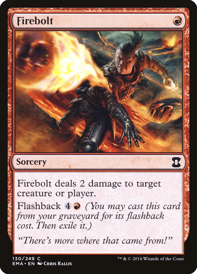 Firebolt [Eternal Masters] | Card Citadel