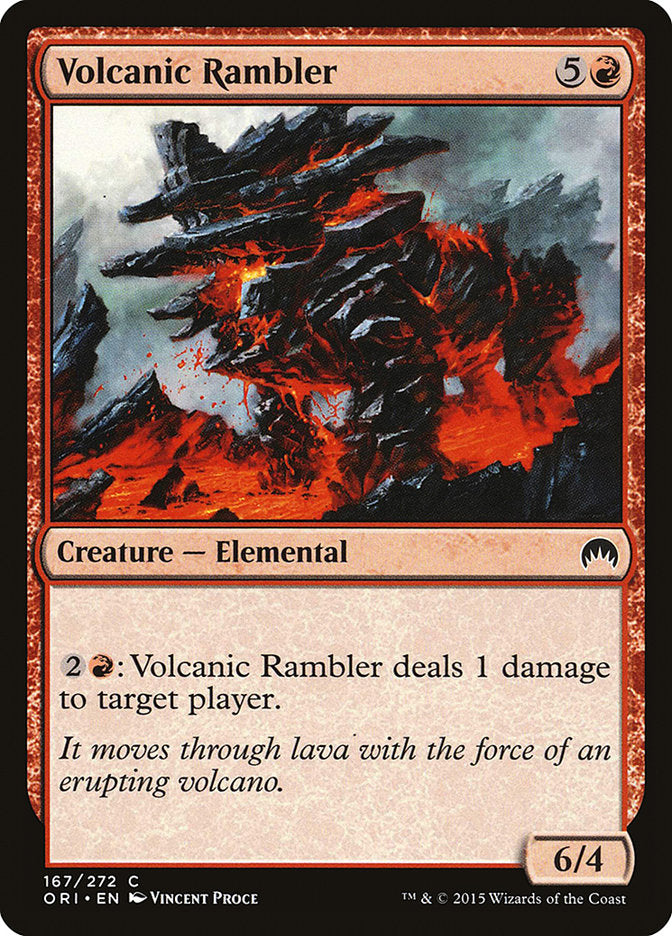 Volcanic Rambler [Magic Origins] | Card Citadel