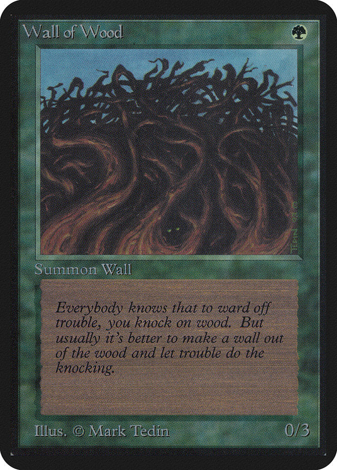 Wall of Wood [Limited Edition Alpha] | Card Citadel