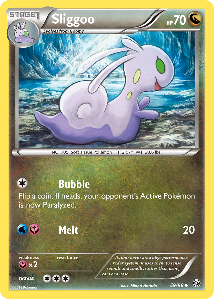 Sliggoo (59/98) [XY: Ancient Origins] | Card Citadel