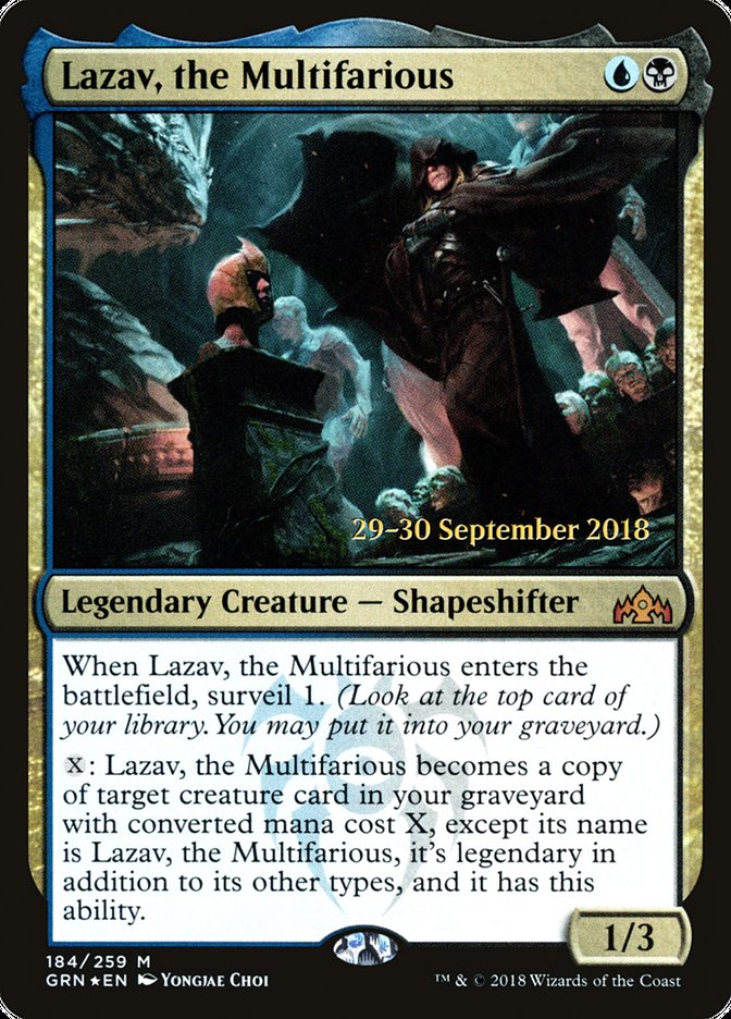 Lazav, the Multifarious [Guilds of Ravnica Promos] | Card Citadel