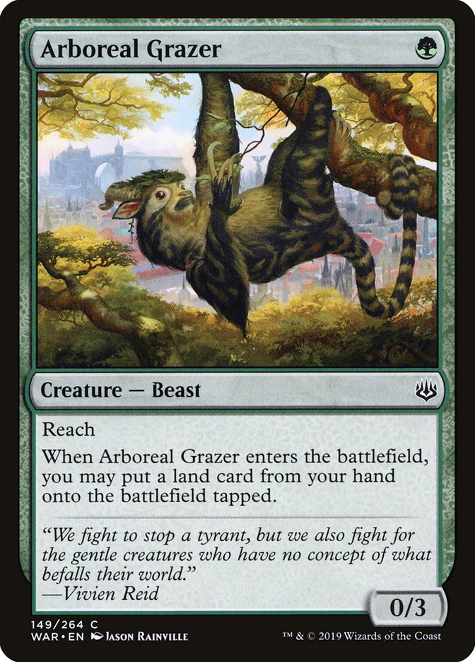 Arboreal Grazer [War of the Spark] | Card Citadel