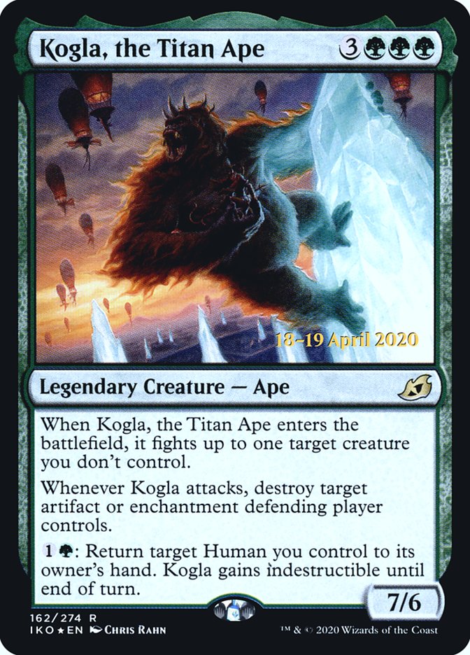 Kogla, the Titan Ape  [Ikoria: Lair of Behemoths Prerelease Promos] | Card Citadel