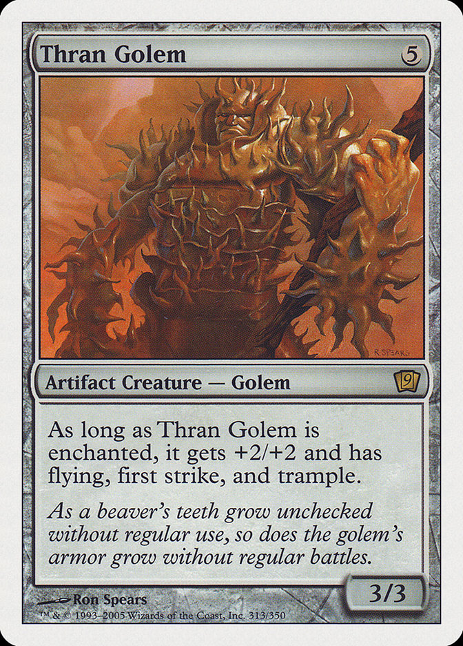 Thran Golem [Ninth Edition] | Card Citadel