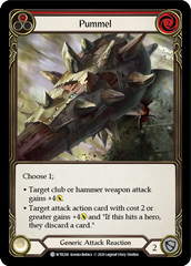 Pummel (Red) [U-WTR206] (Welcome to Rathe Unlimited)  Unlimited Normal | Card Citadel