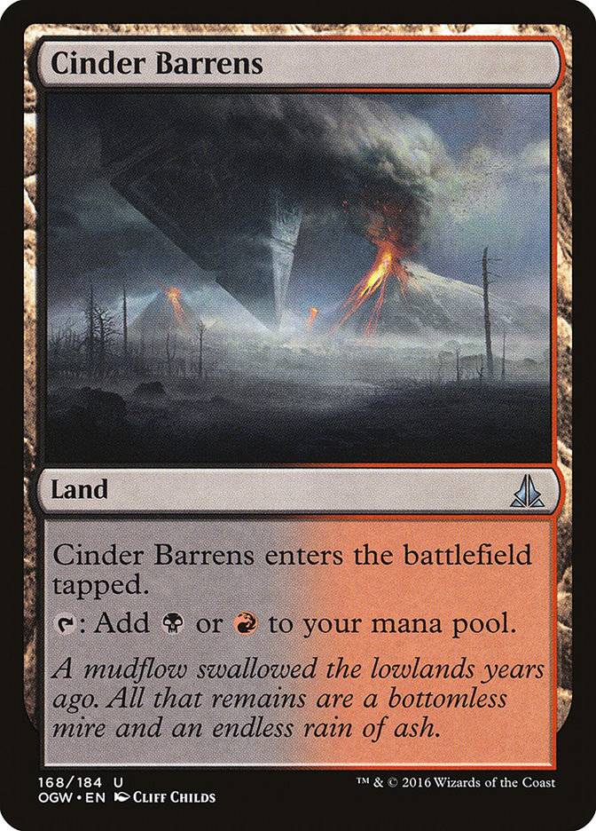 Cinder Barrens [Oath of the Gatewatch] | Card Citadel